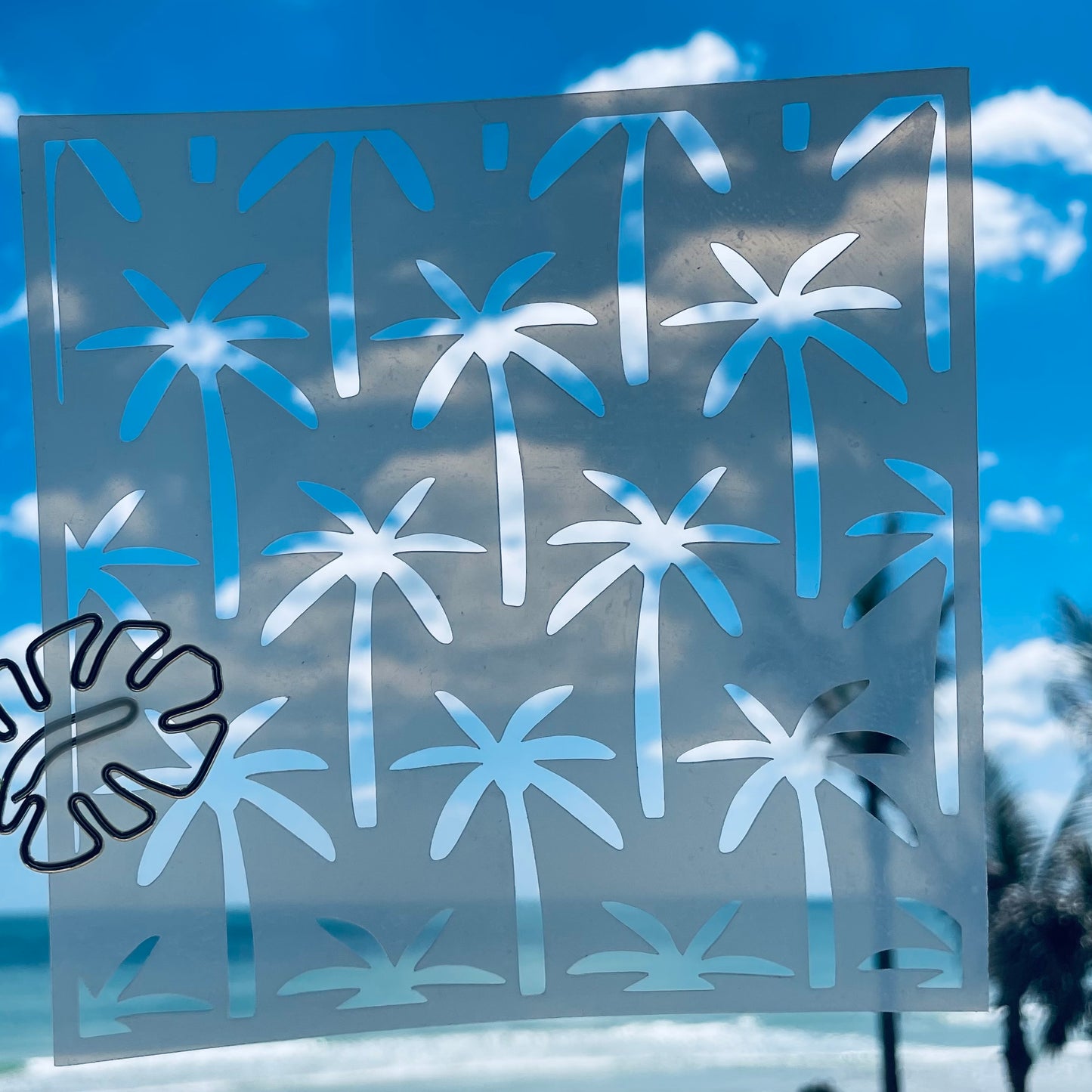Palm Breeze Pattern Stencil
