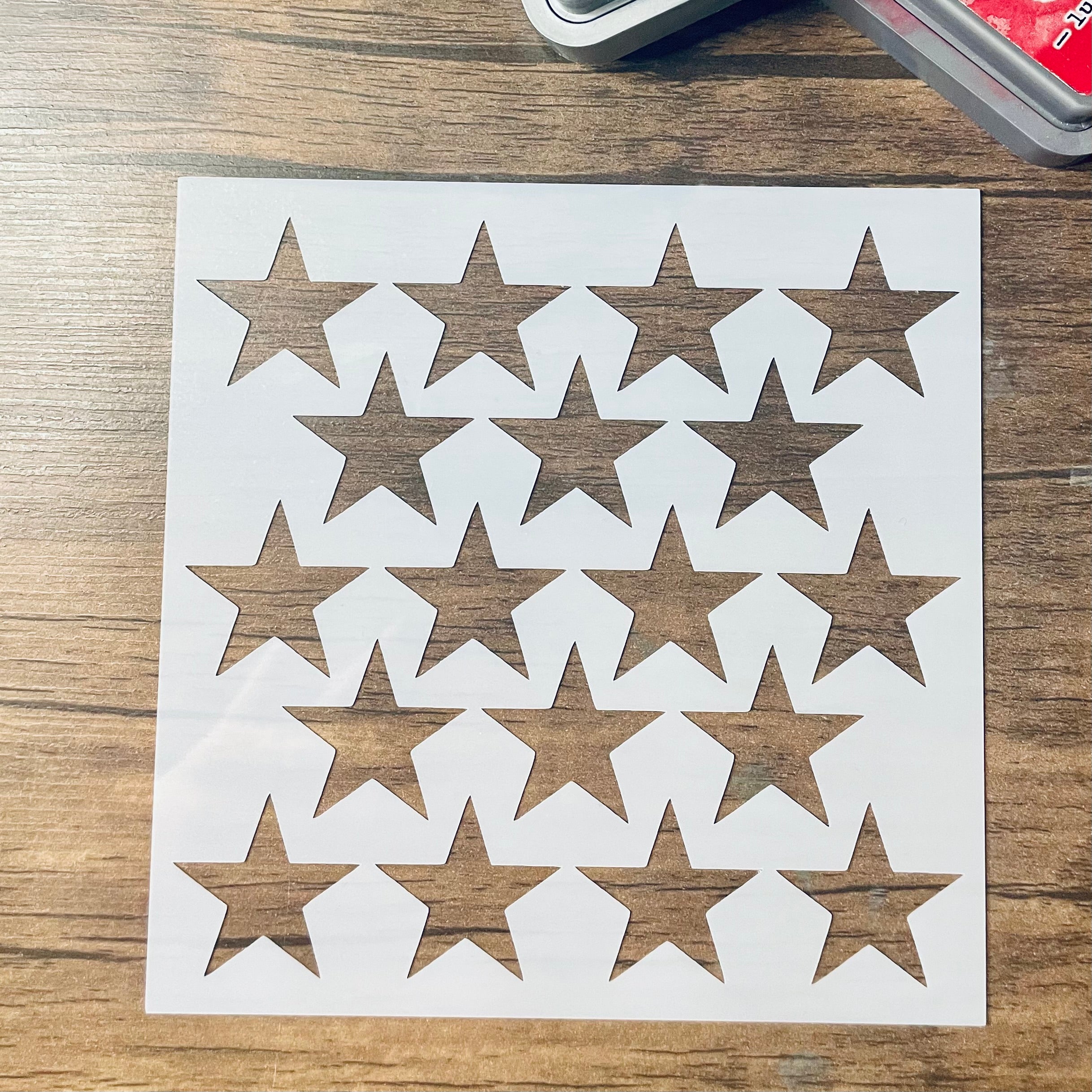 Large Star Pattern Stencil – The Order of the Planner Stencils