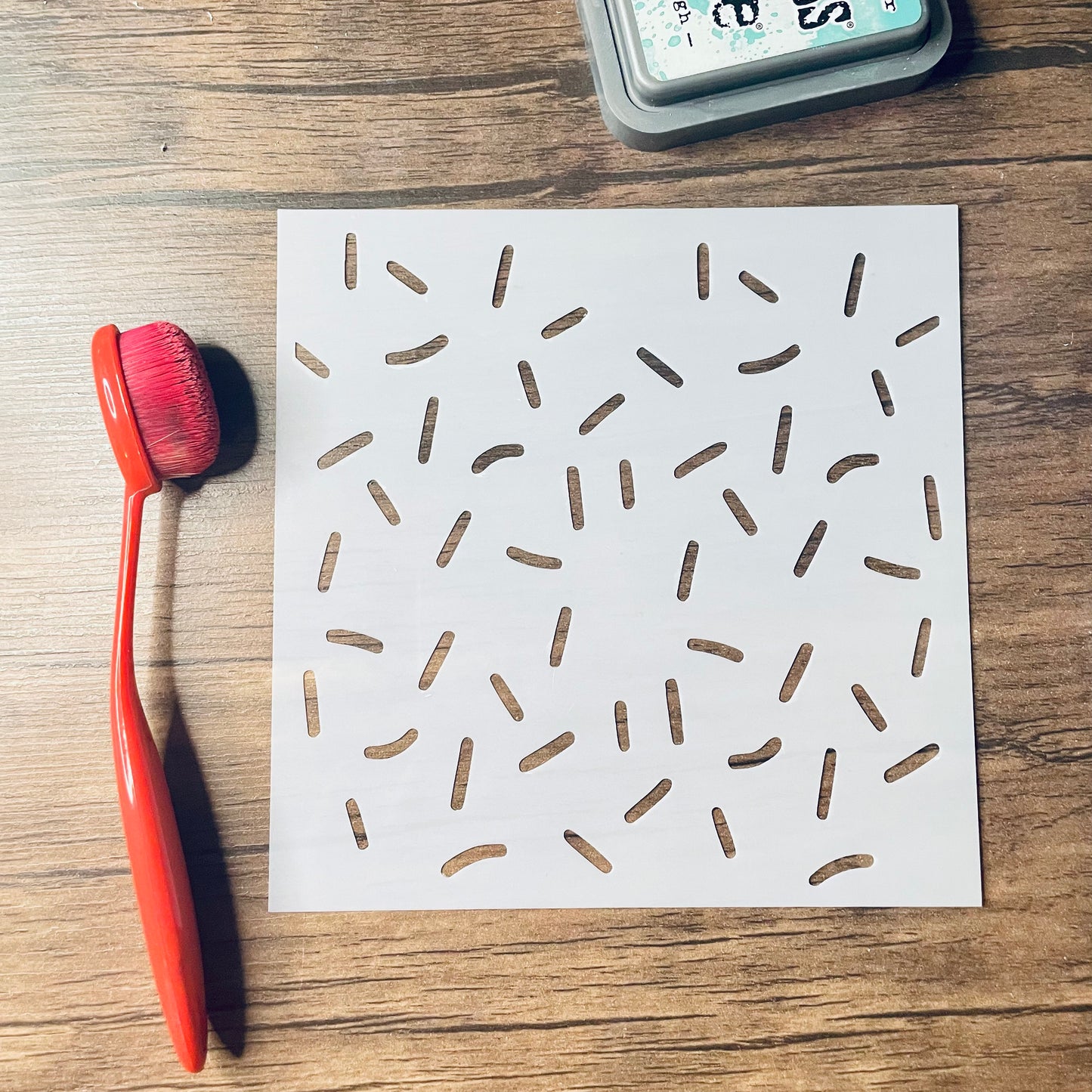 Christmas Cake Pattern Stencil (2 Pieces)