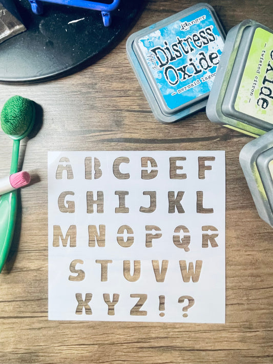 Surfing Font Stencil