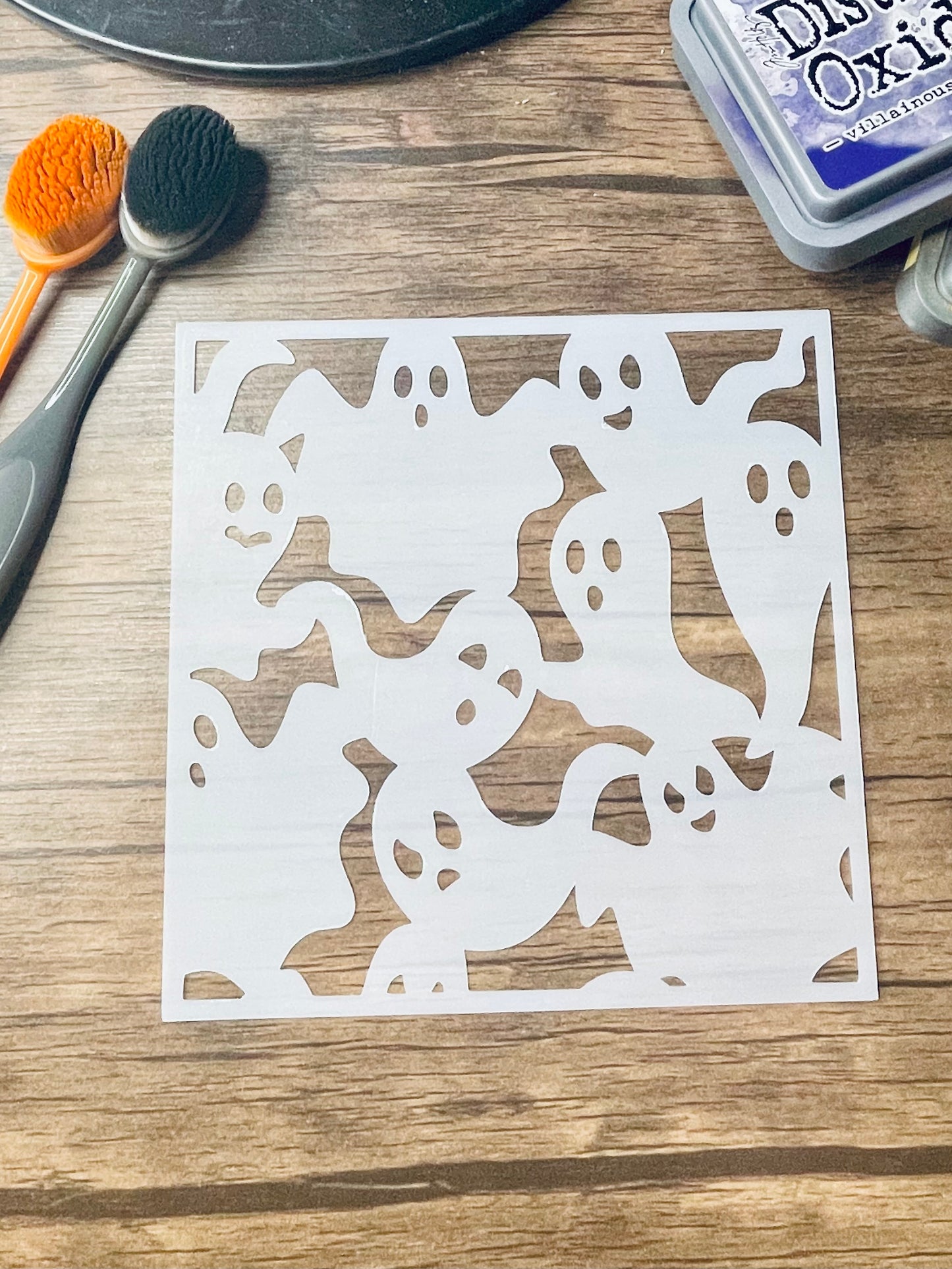 Ghosts Anti Stencil Pattern Stencil