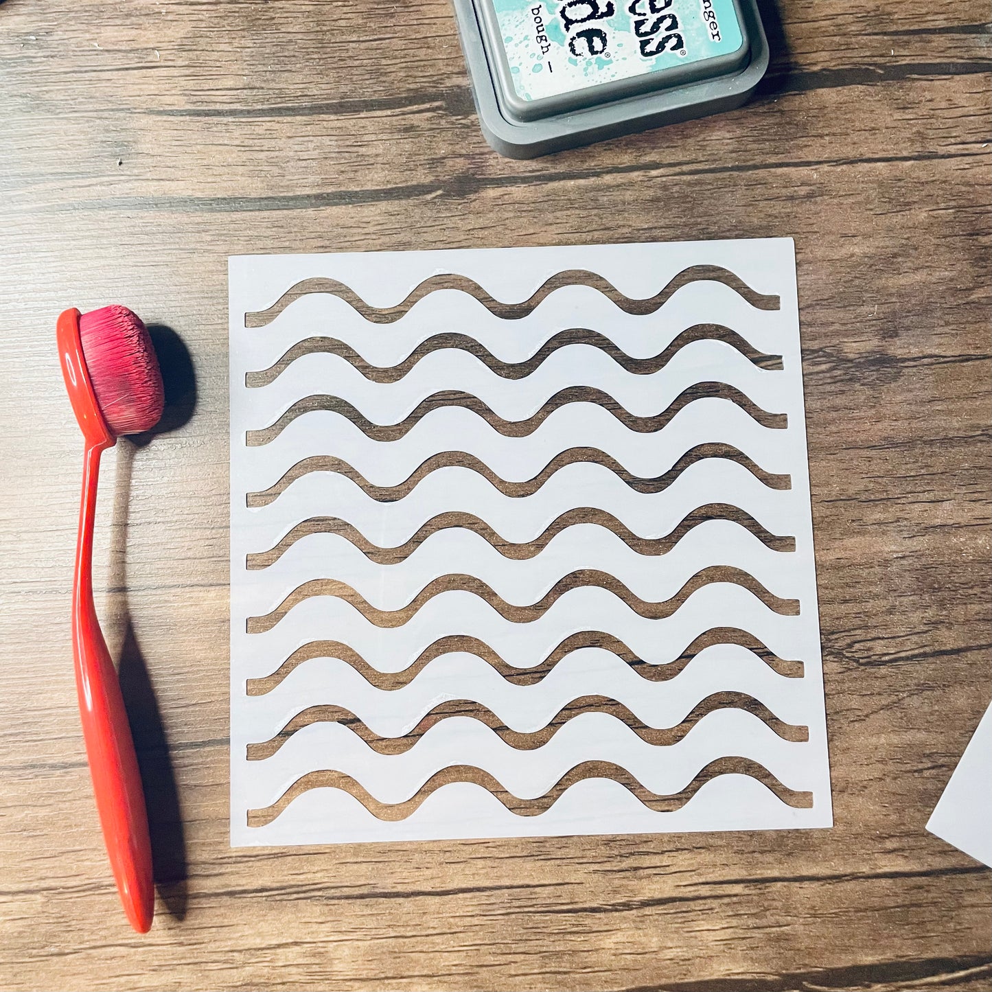 Christmas Cake Pattern Stencil (2 Pieces)