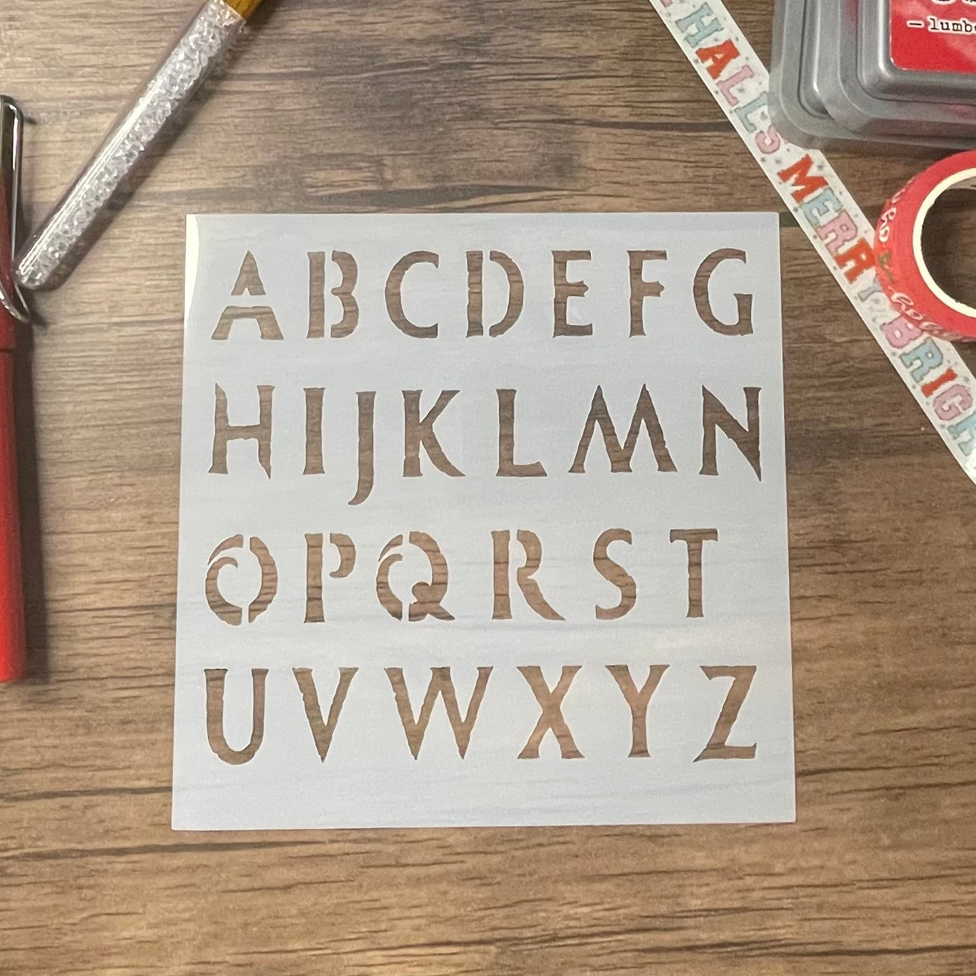 Ice Font Stencil