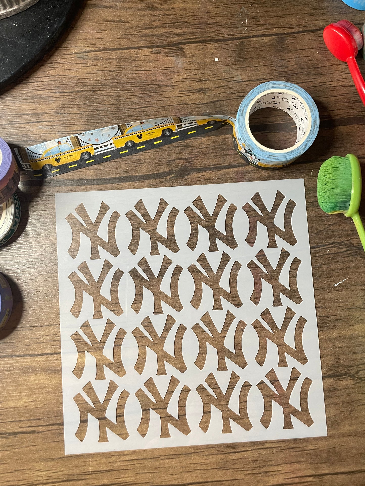 NY Pattern Stencil