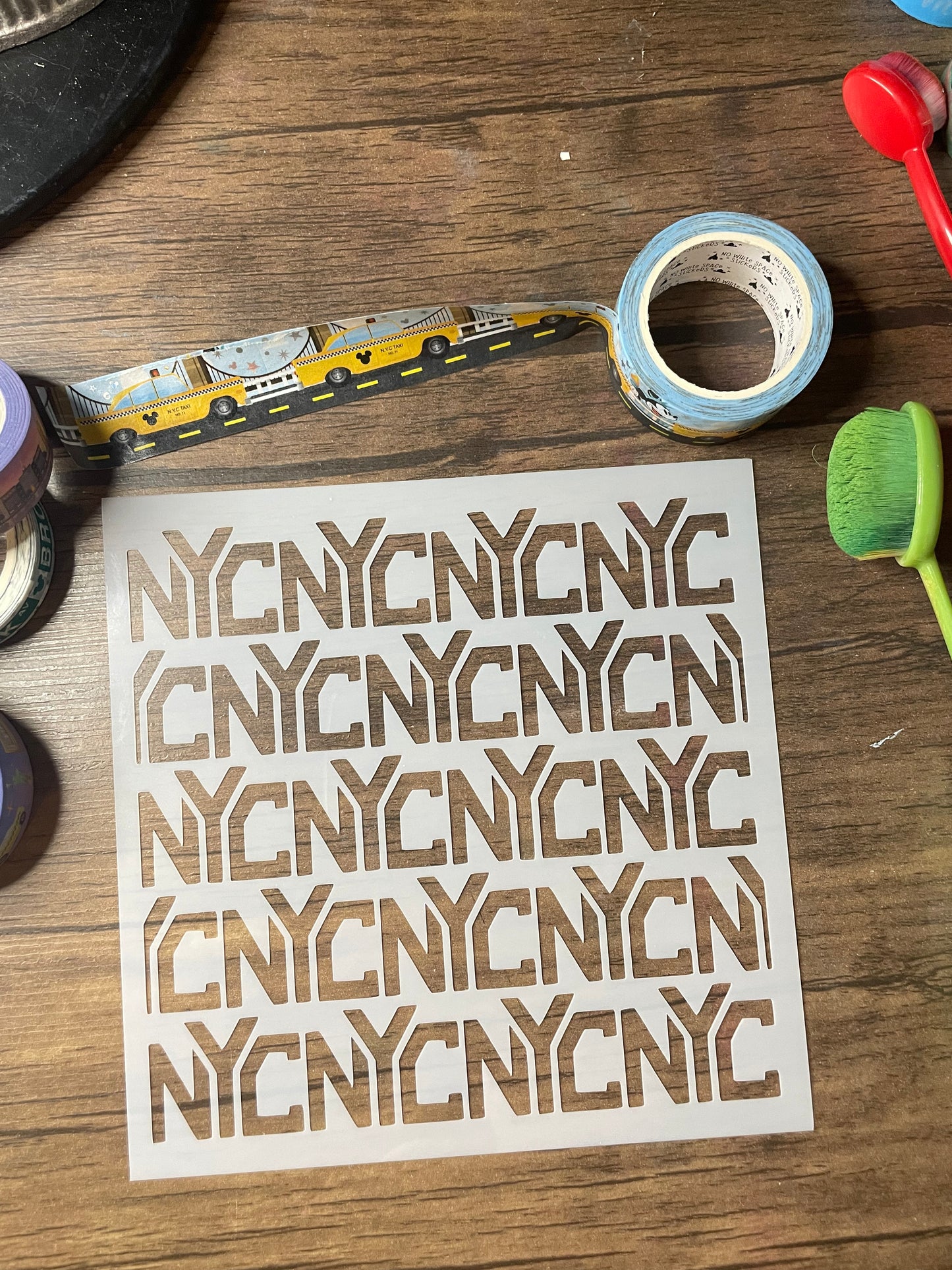 NYC Pattern Stencil