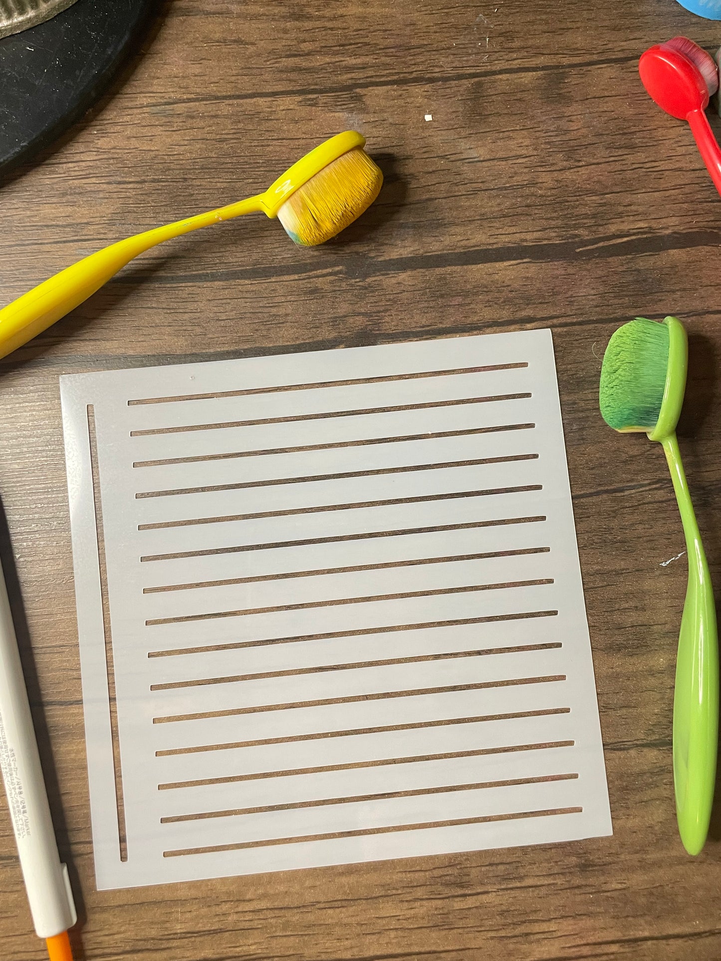 Notebook Paper Stencil