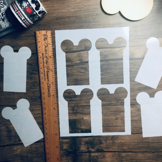 Ear Boxes Layout Stencil /Inking cover  Planner/Bullet Journal/Art Journal/Inking Stencil