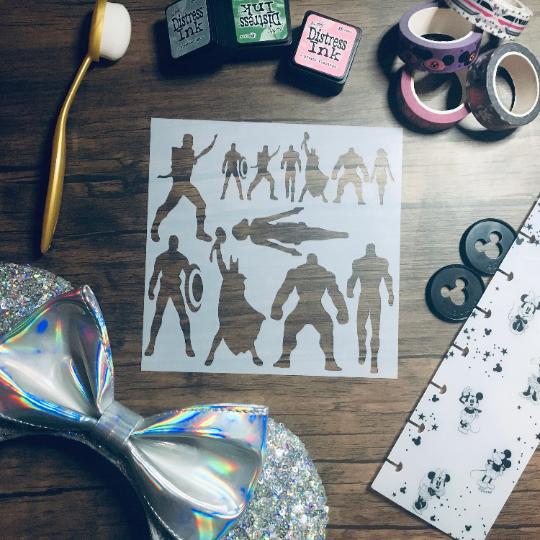 Assembled Stencil /Inking cover  Planner/Bullet Journal/Art Journal/Inking Stencil