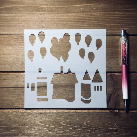 House party stencil /Inking cover  Planner/Bullet Journal/Art Journal/Inking Stencil
