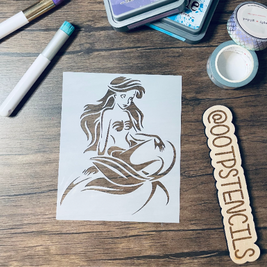TLM Line Portrait Stencil Planner/Bullet Journal/Art Journal/Inking Stencil/ bujo planner craft stencil inking card making