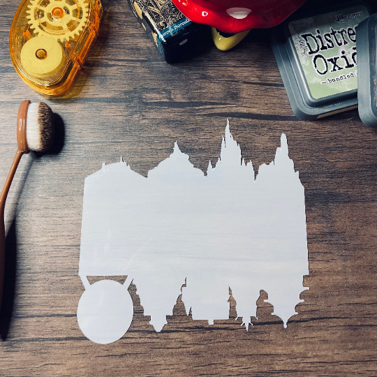 World Edger Stencil Planner/Bullet Journal/Art Journal/Inking Stencil/ bujo planner craft stencil inking card making