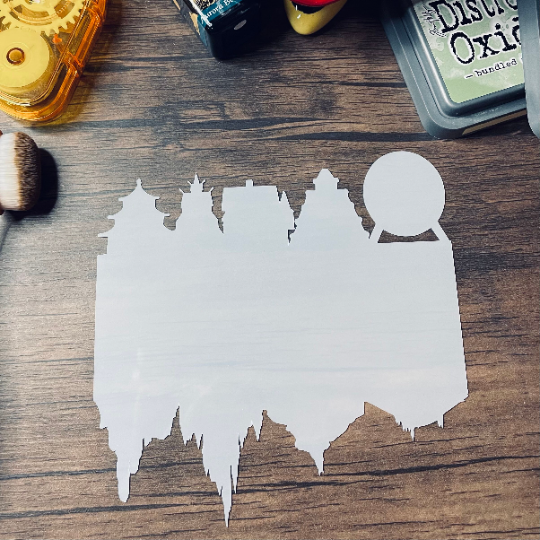World Edger Stencil Planner/Bullet Journal/Art Journal/Inking Stencil/ bujo planner craft stencil inking card making