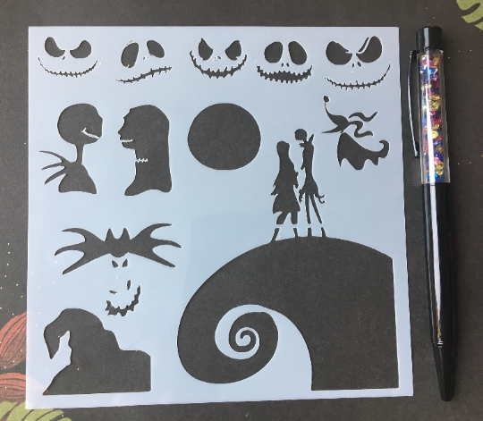 Skelly Planner/Bullet Journal/Art Journal/Inking Stencil