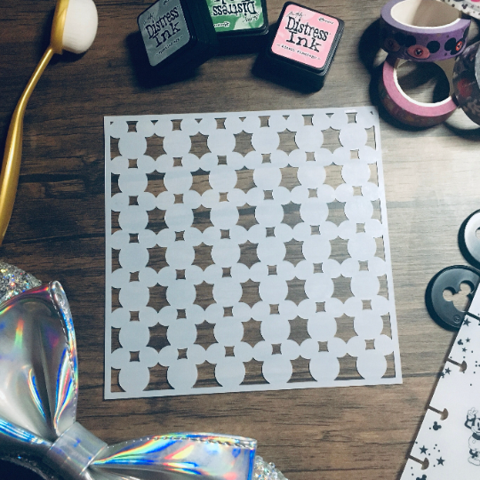Ears Negative Silhouette Cover Stencil /Inking cover  Planner/Bullet Journal/Art Journal/Inking Stencil