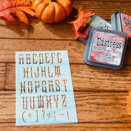 Mansion font  Stencil  Planner/Bullet Journal/Art Journal/Inking Stencil