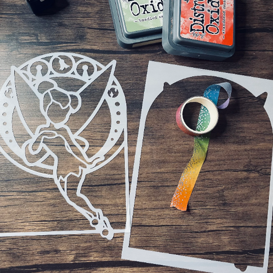 Fairy 2 Piece Stencil Planner/Bullet Journal/Art Journal/Inking Stencil/ bujo planner craft stencil inking card making