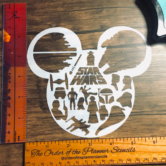 The Fourth Limited Time 7 Stencil Bundle /Inking cover  Planner/Bullet Journal/Art Journal/Inking Stencil