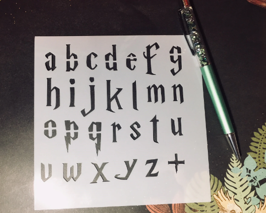 Bolt Lower Case Stencil