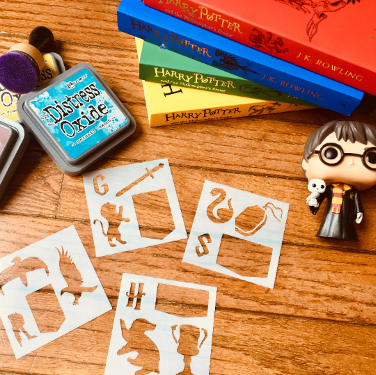 Mini House Pride Stencil -Bullet Journal Stencil, Planner Stencil, Cookie Stencil, Art Journal Stencil