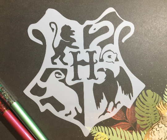 House Crest Stencil