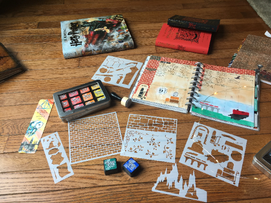 Wizard Game Stencil