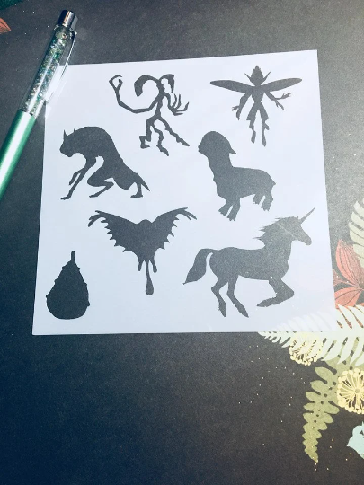 Beasts 2 Stencil