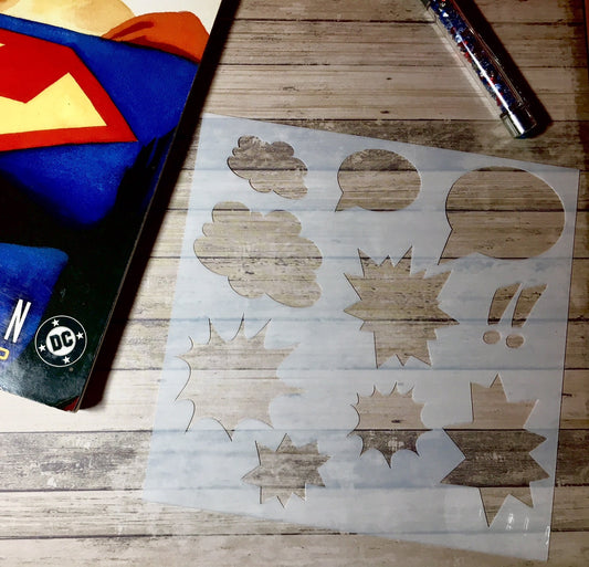 Comic  Stencil
