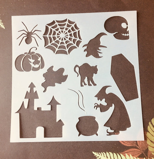 Halloween Planner/Bullet Journal/Art Journal/Inking Stencil