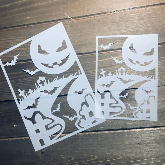 Halloween Moon Stencil Planner/Bullet Journal/Art Journal/Inking Stencil Small and Large (A5 Sized!) Available!