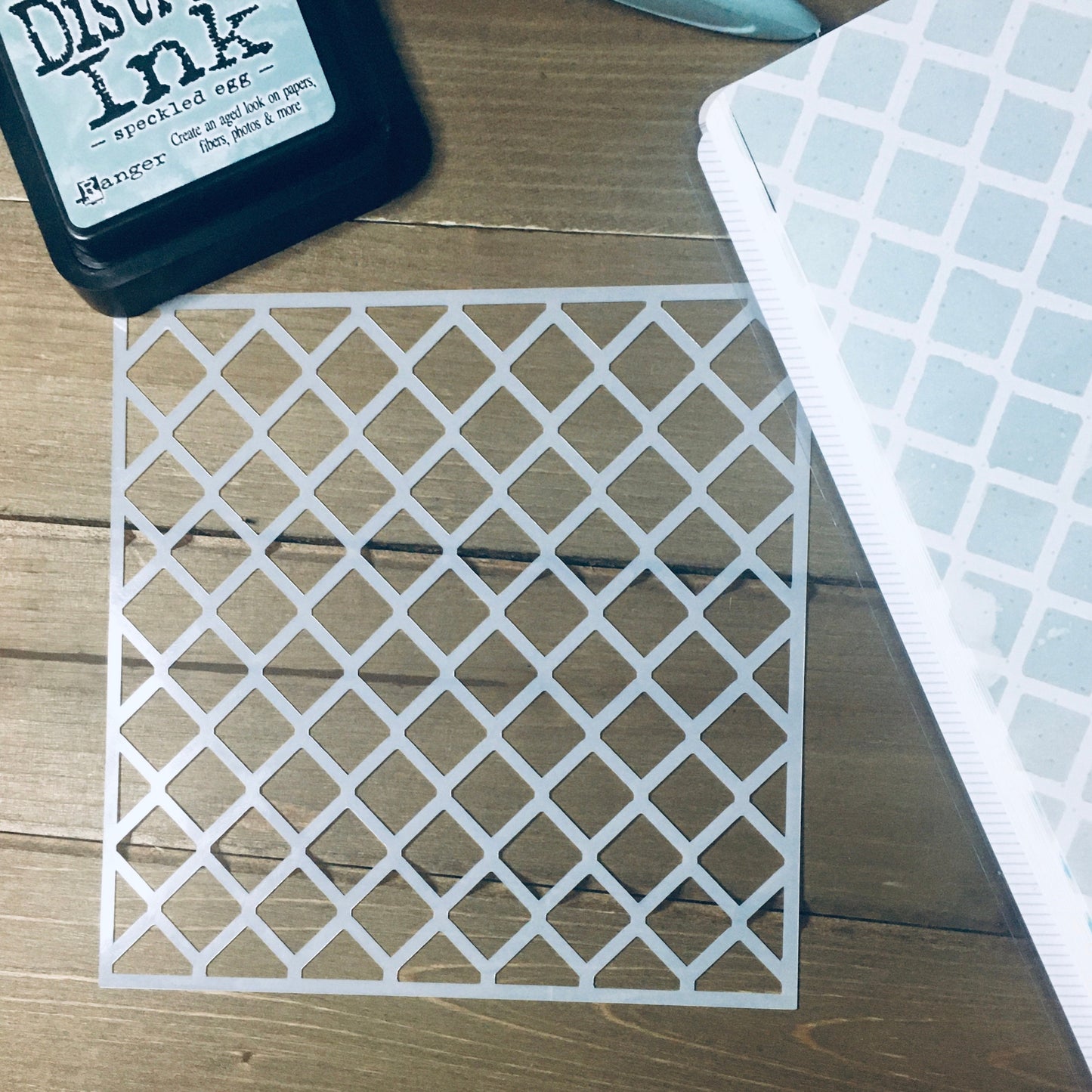 Grid Stencil /Inking cover  Planner/Bullet Journal/Art Journal/Inking Stencil