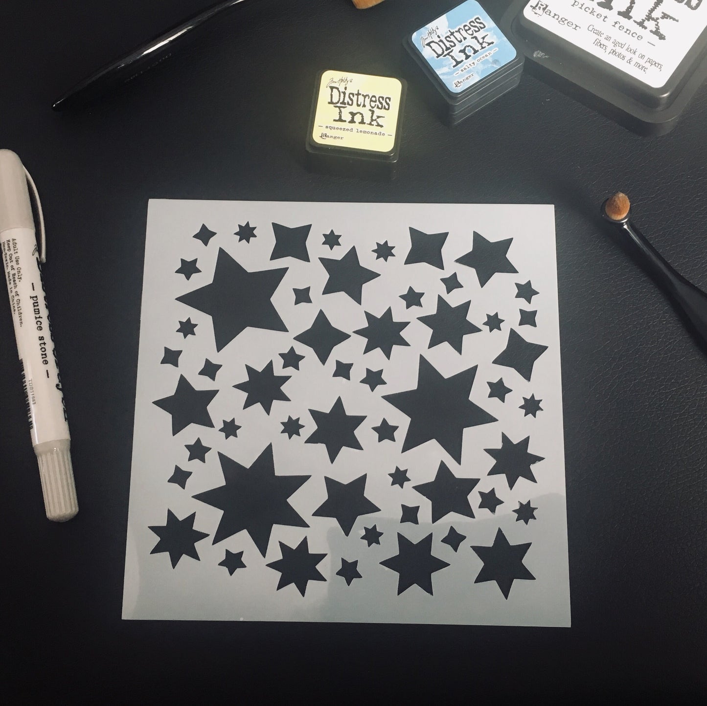 Star Variety Cover Planner/Bullet Journal/Art Journal/Inking Stencil/holiday DIY Christmas Cards Christams Tags