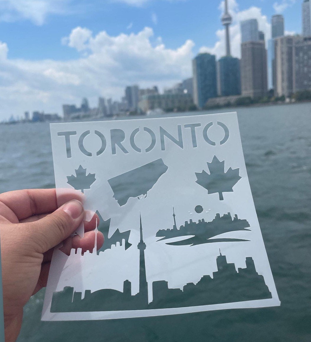 Toronto Stencil Planner/Bullet Journal/Art Journal/Inking Stencil/ bujo planner craft stencil inking card making